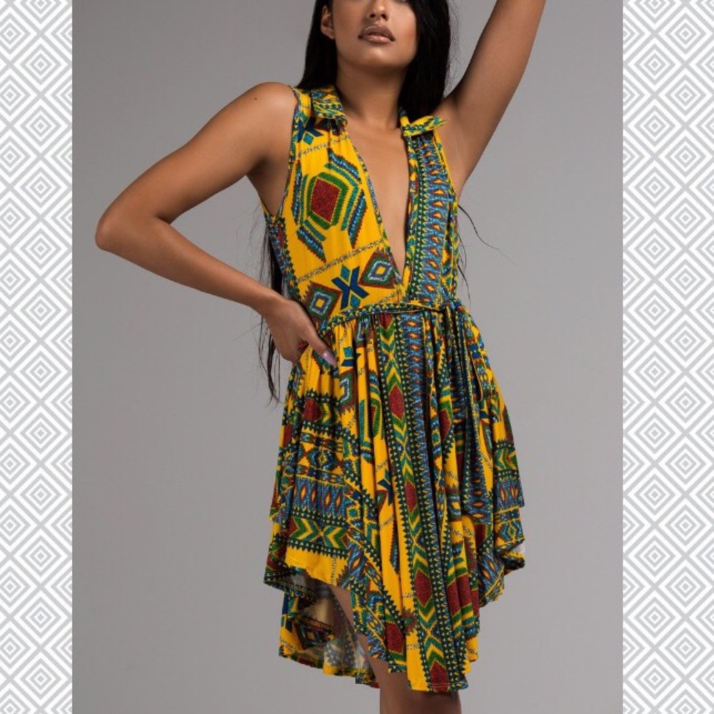Akira 🎆 Aztec Mini Dress